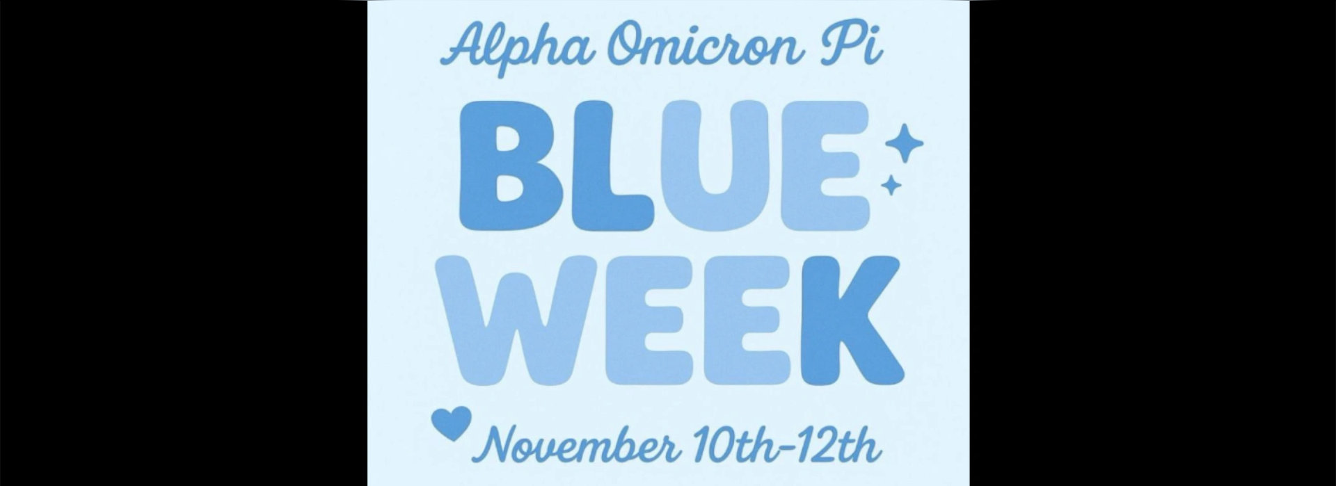 AOII Goes Blue Week | Alpha Omicron Pi